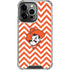 Oklahoma State University Chevron Print iPhone 15 Pro Clear Case